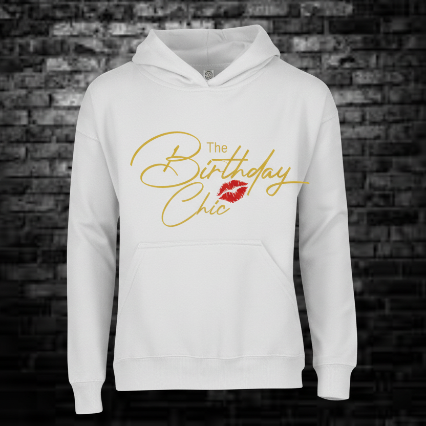 The Birthday Chic with Sexy Red Lips | Birthday T-Shirt