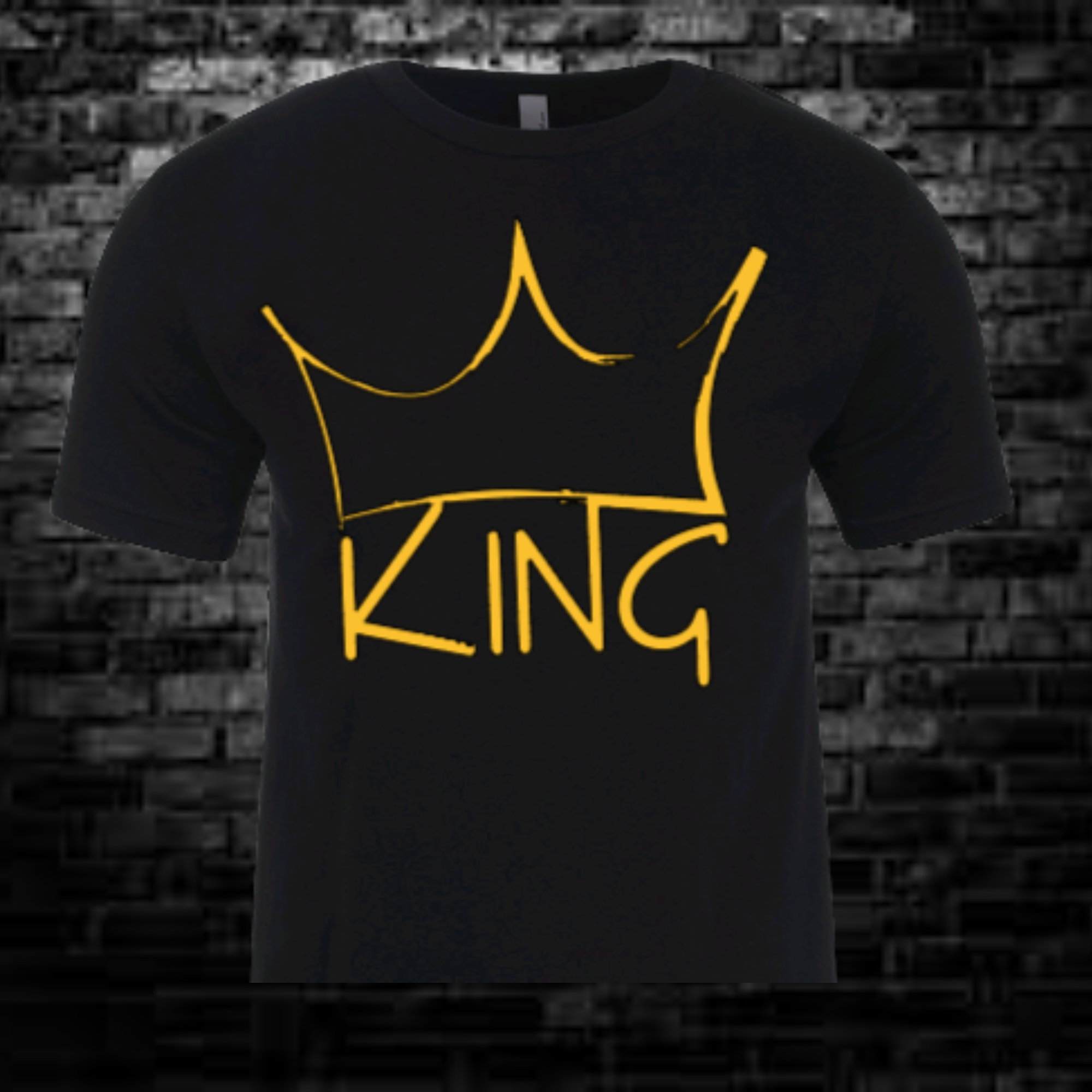 King | King T-Shirt | King Sweat Shirt | Crown |Gifts for Him | Graffiti
