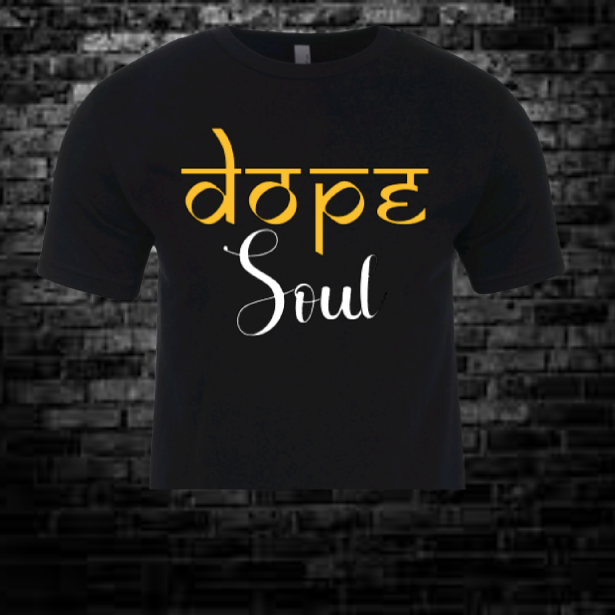 Dope Soul Unisex | Yellow Gold & White Design