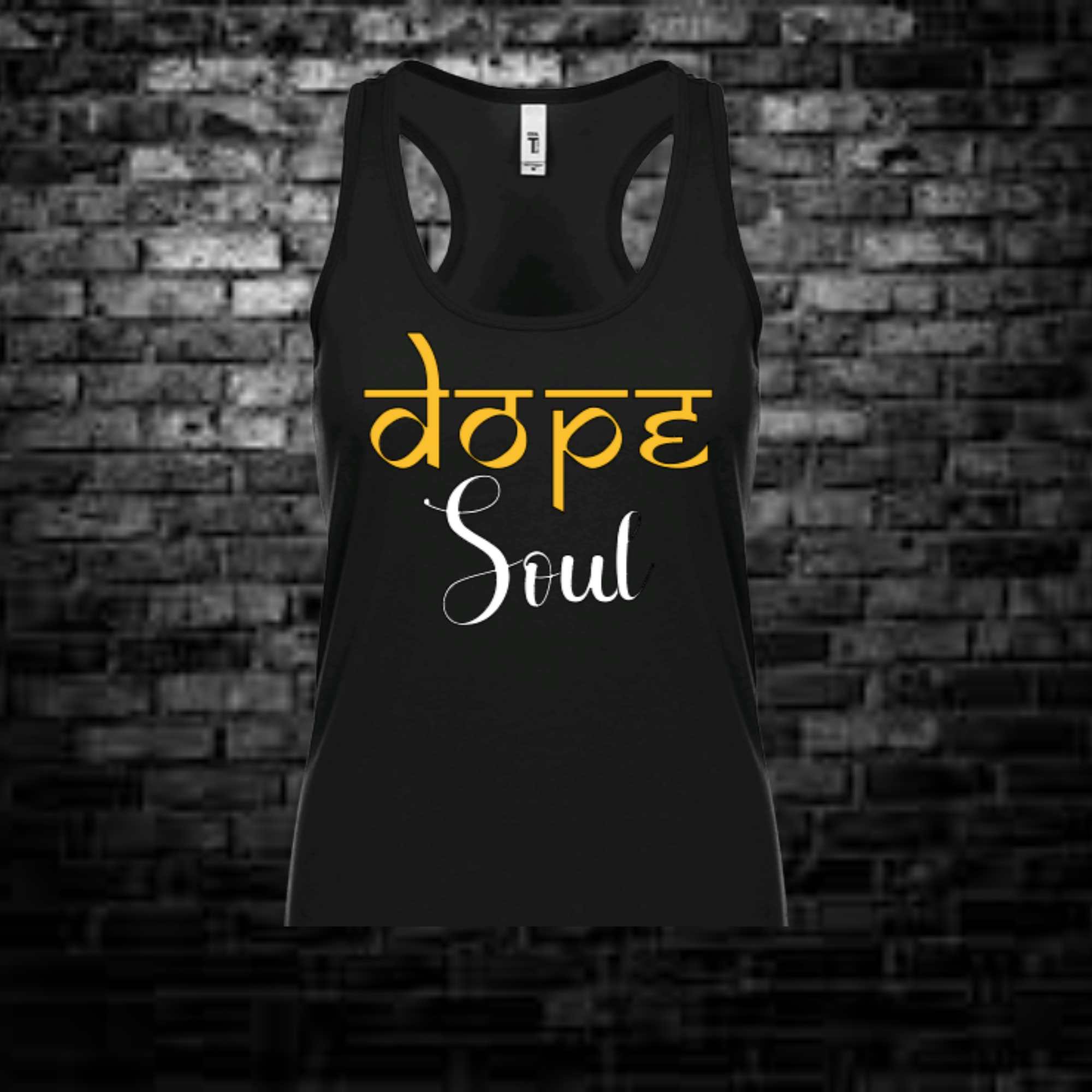 Dope Soul Unisex | Yellow Gold & White Design