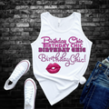 Hot Pink/Purple Birthday Chic with Sexy Lips