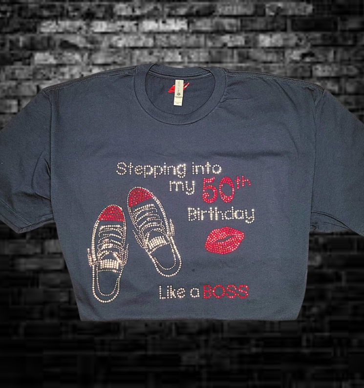 Rhinestone Birthday T-Shirt